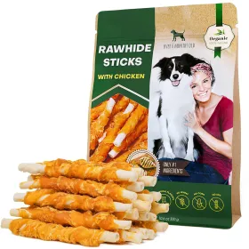 Dog Sticks Wrapped With Chicken