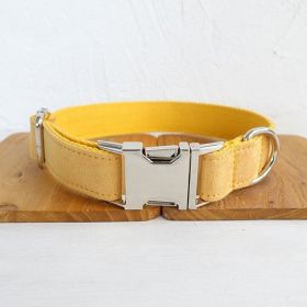Nala pet dog collar traction rope (Option: Collar-M)